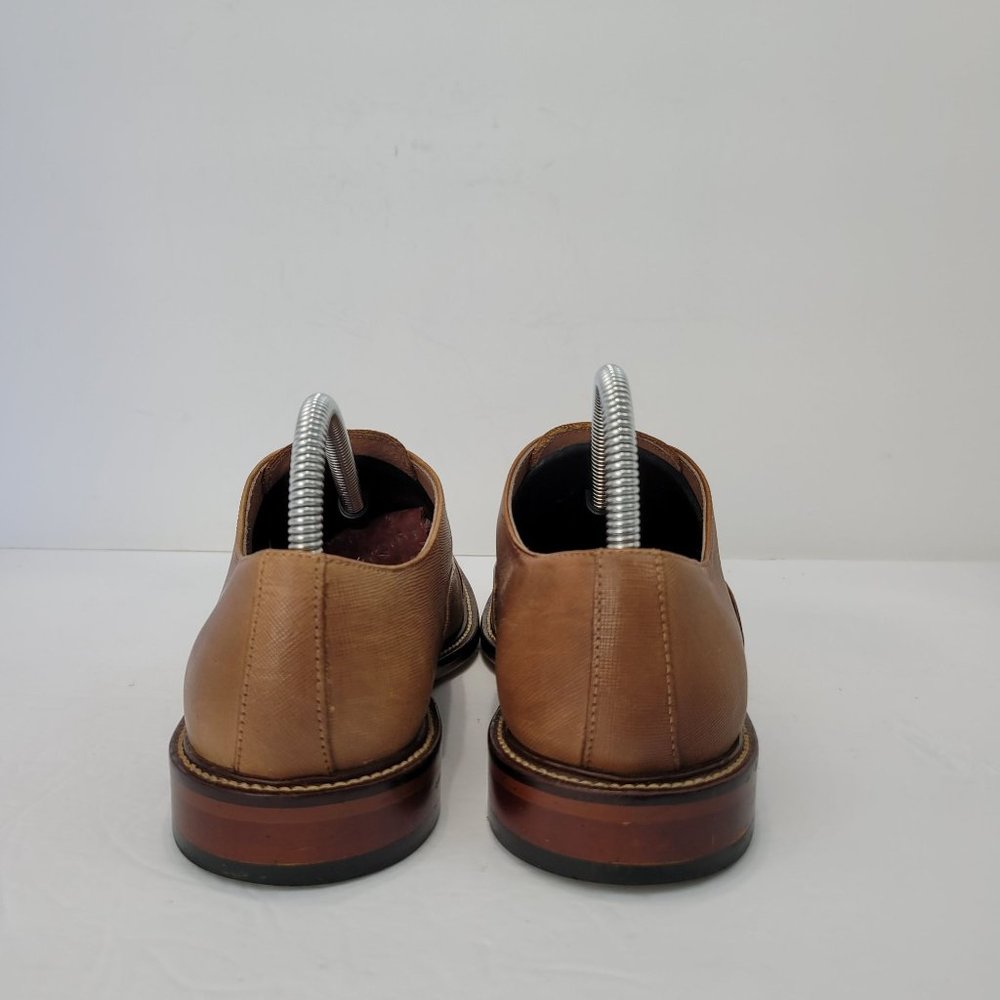 Aston Grey Collection Bandino Oxford Men's Tan Dress Shoes 1006838 US Size 8 - Picture 4 of 8